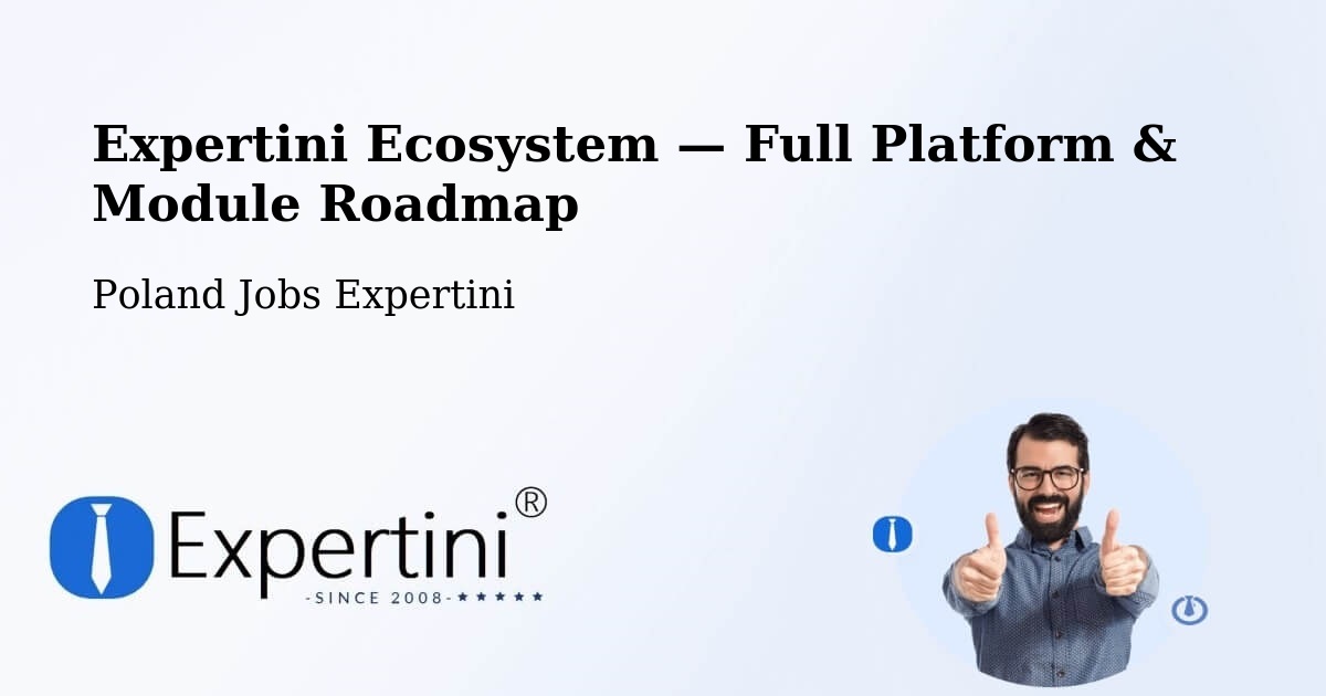 Expertini Ecosystem — Full Platform & Module Roadmap – Ostrowite