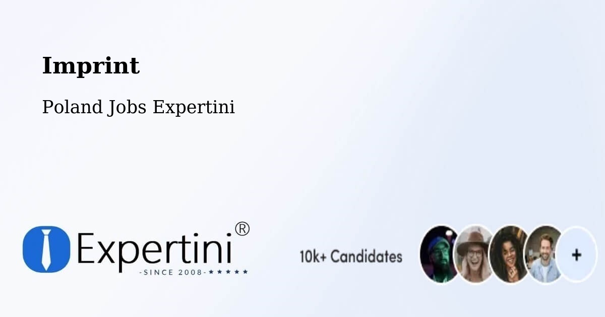 Imprint – Ostrowite - Poland Jobs Expertini