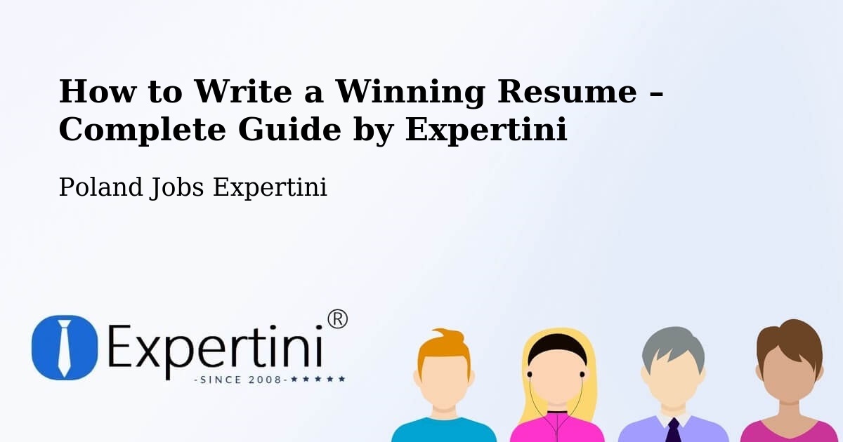 Resume Writing Guide for Job Seekers – Ostrowite - Ostrowite, Poland Jobs Expertini
