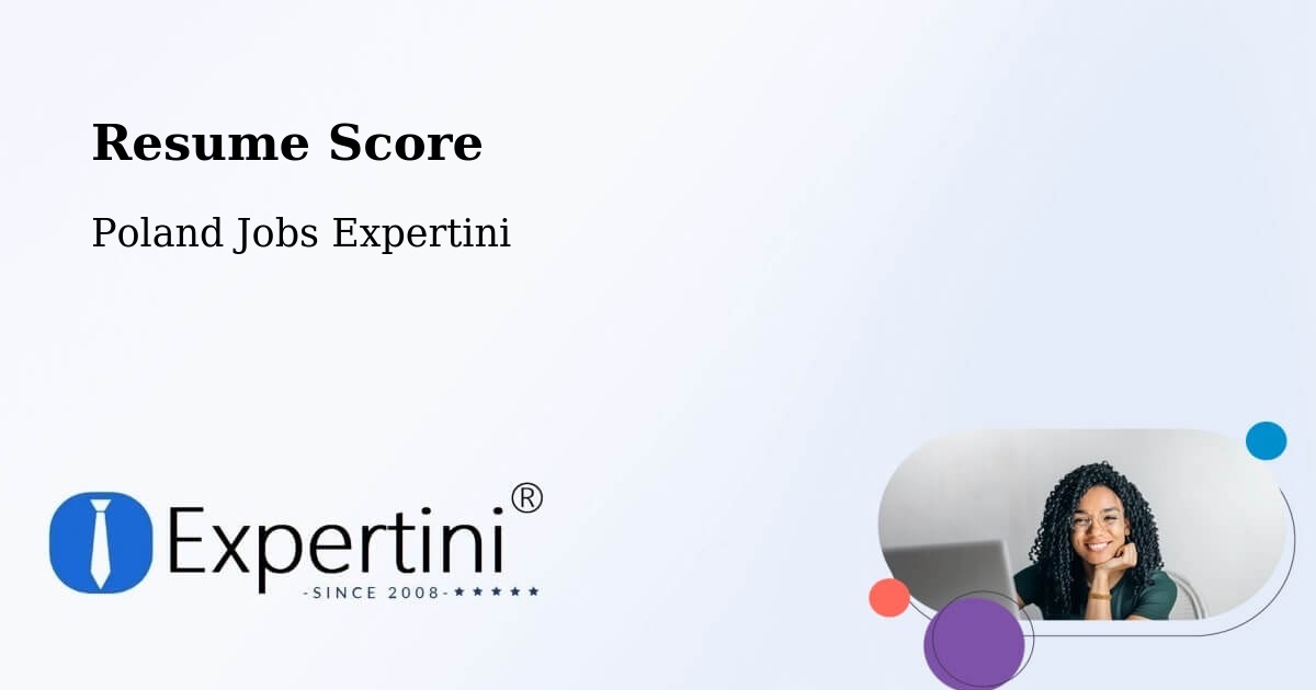 Resume Score & Job Description Match Tool – Ostrowite - Poland Jobs Expertini